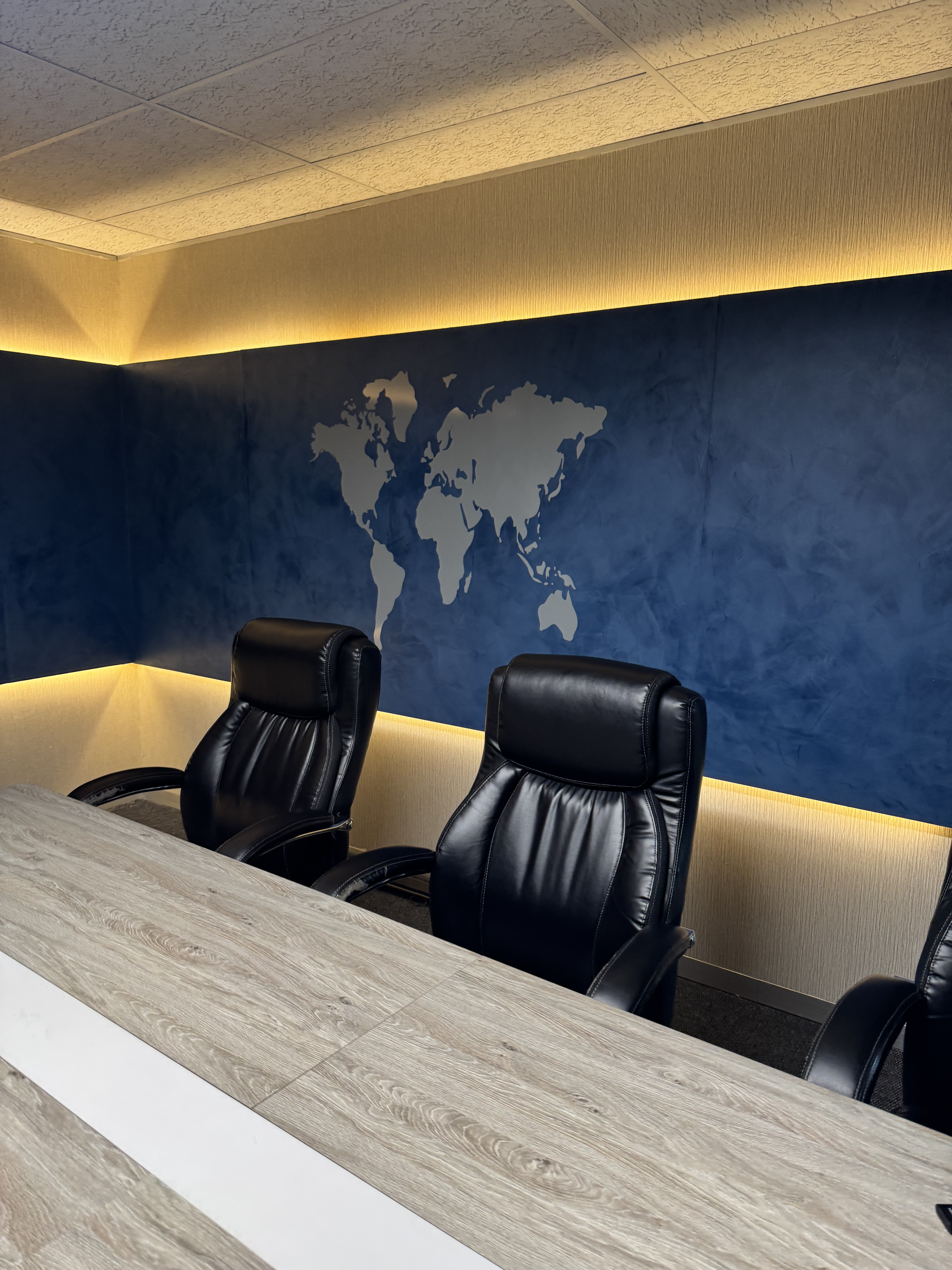 Corporate reception fit-out